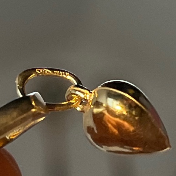 Vintage Dainty 14K Gold Heart Charm - Picture 6 of 8